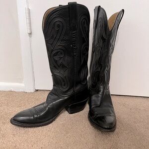 Vintage Lucchese Classics Handmade Cowboy Boots EUC